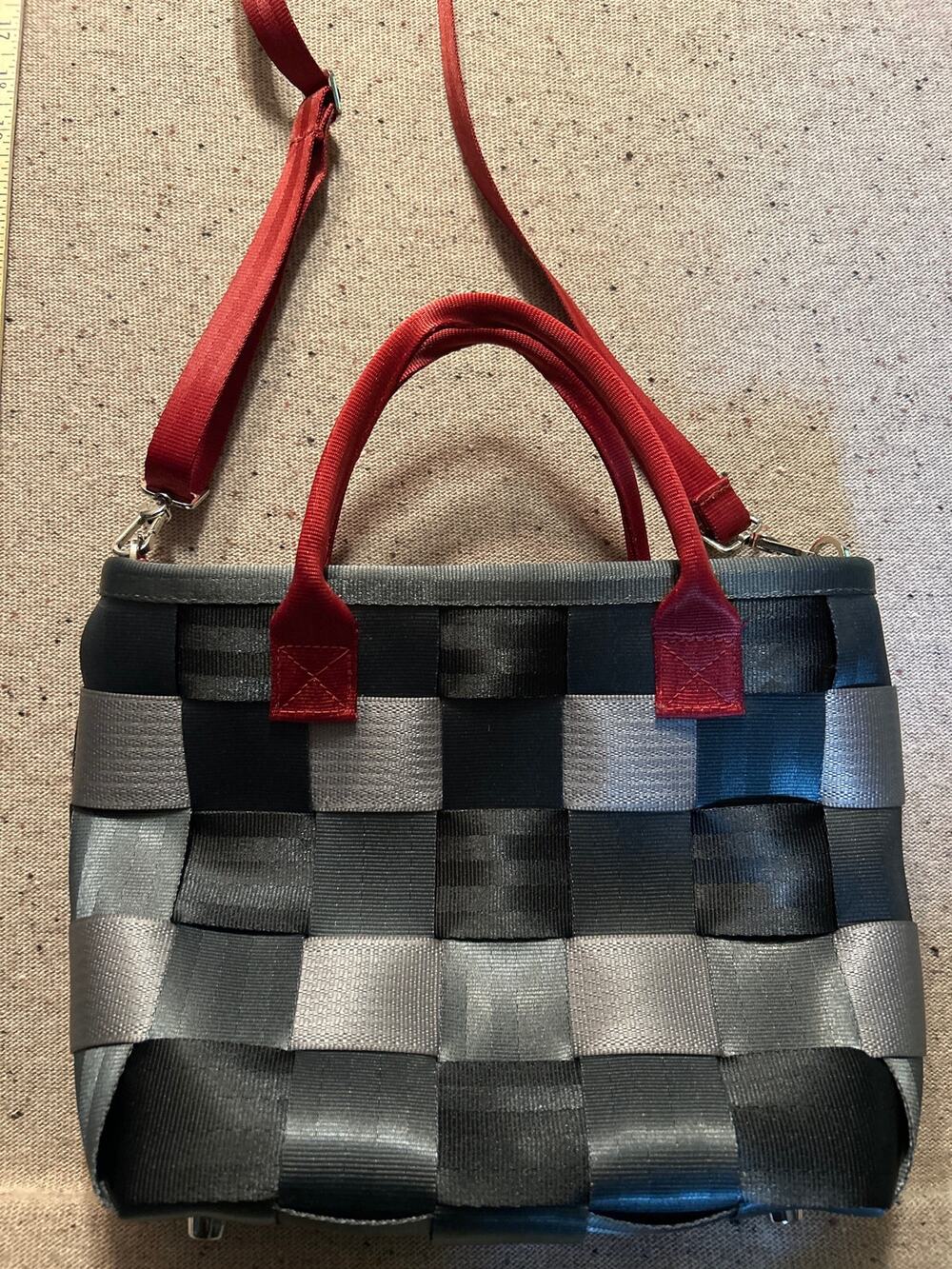 Harveys x Pure Detroit “Spirit of Detroit” limited run bag purse seatbelt
